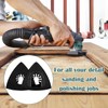 3PCS Mult Tool Sanding Heads, Triangle Trimming Machine Grinding Accessories,