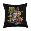 ITALIAN BRAINROT ALL CHARACTERS Throw Pillow