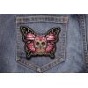 Ivamis Sugar Skull Butterfly Patch - 4x3.2 inch - P6013