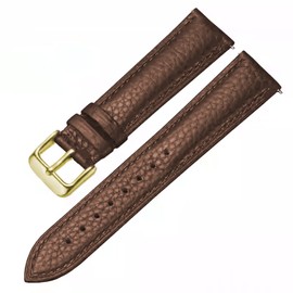 Aoeiwv Genuine Leather Watch Band Hand-Stitched Texture Padded Italian Leather Strap Quick Release 12mm 13mm 14mm 15mm 16mm 17mm 18mm 19mm 20mm 21mm 22mm 23mm 24mm Replacement Band for Women Men