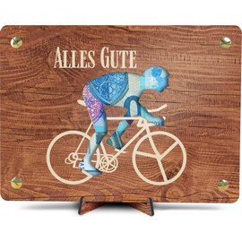 Rennrad Geschenk - XL Geldgeschenk aus Holz inkl. Ständer | Rennrad - Rennrad Geschenkideen, Rennrad Geschenke Für Männer, Rennrad Zubehör Geschenk, Rennrad Geschenke