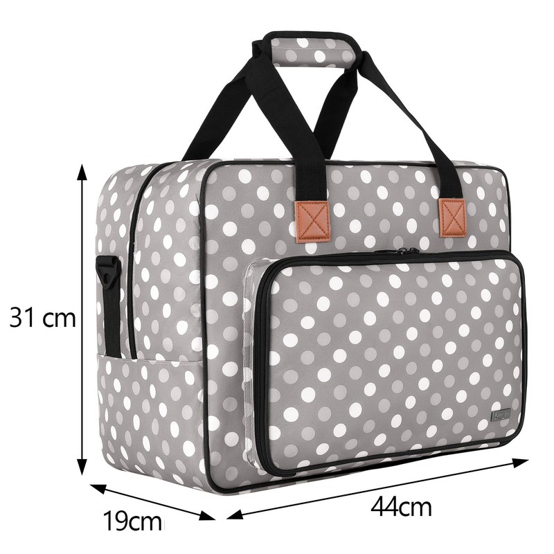 Luxja Sewing Machine Tote Bag with Sewing Accessory Storage, Cushioned,