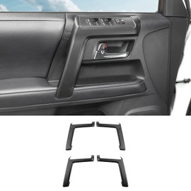 Hoolcar Interior Inner Door Handle Cover Trim Accessories Compatible with 2010-2023 Toyota 4Runner, Matte Black