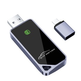 ZIUMIER Wireless CarPlay Adapter, Convert OEM Wired to Wireless CarPlay Dongle, Mini Edition, Plug and Play, No Latency, Compatible with Apple iPhone iOS 10+ & Cars from 2016+