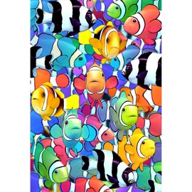 RoseArt - Super Deep 3D - Clownfish Magic II - 300 Piece Jigsaw Puzzle for Adults
