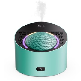 Pro 4-in-1 Sound Machine & Aroma Diffuser Sleep System | Metal Shell with 50+ Natural Soothing Sounds, Schumann Resonance, Night Light (Compatible with All AN-AIO25 Models) - Adults Kids Baby