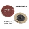 Gasea 40pcs 2inch Quick Change Roll Lock Sanding Discs Pads