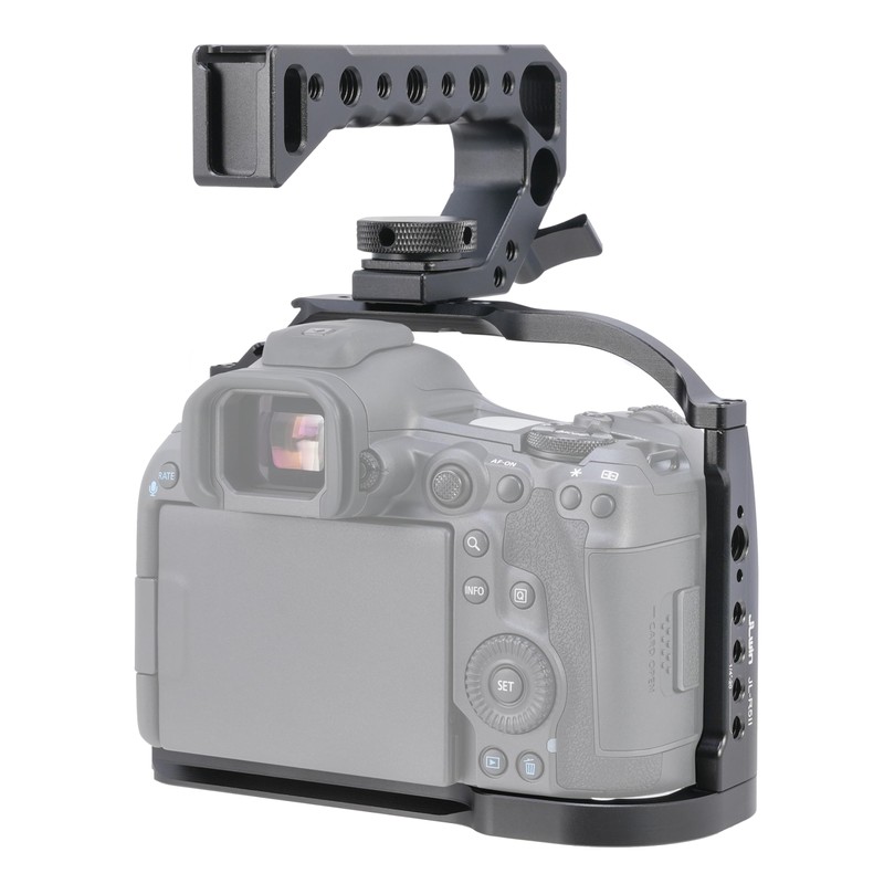 FOTGA Camera Cage and Top Handle Kit for Canon EOS