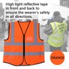 ciciglow Visibility vest, multi-coloured reflective vest, safety vest