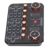 Live Sound Card Voice Changer Soundboard Bluetooth Audio Mixer for