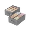 ENUMAIL Collapsible Storage Boxes, Fabric Cloth Organizer Baskets, Cube Bins