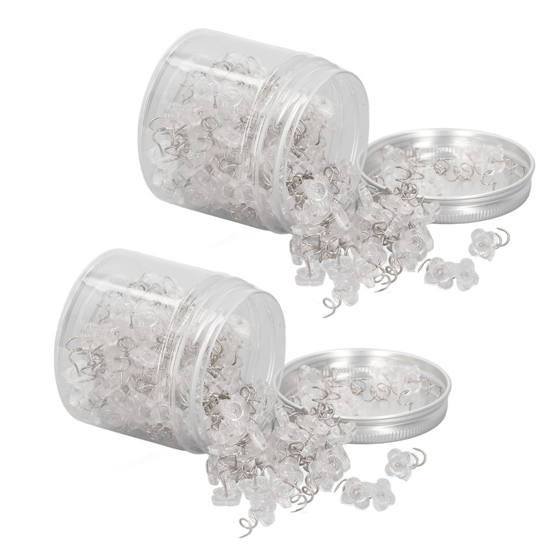 400Pcs Headliner Pins Plastic Stainless Steel Wide Application Easy Storage