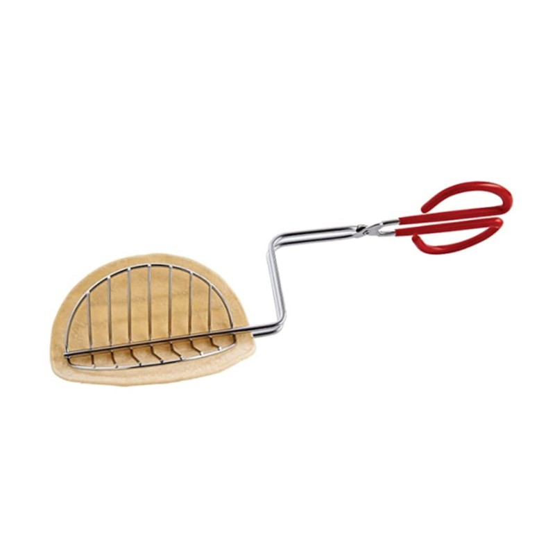 LABRIMP Stainless Steel Pizza Tongs Food Tongs for Serving Multi-use