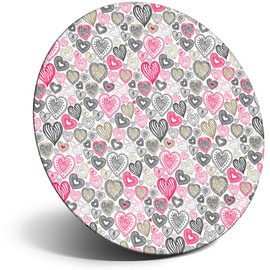 Destination Vinyl ltd Magnet for Refrigerator, Fridge - Cute Love Heart Scribble Valentine for Office, Cabinet and Whiteboard, Magnetic Stickers, 13094