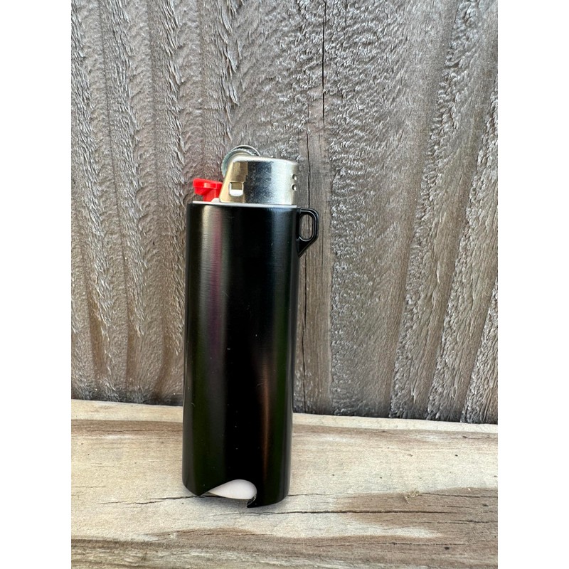 Metal Lighter Case Fits BIC with Bottle Opener Standard Full