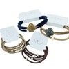 Clover Cubic Hair Tie Set (2-piece, 5-piece) CH24009 Clover/Black 8ea
