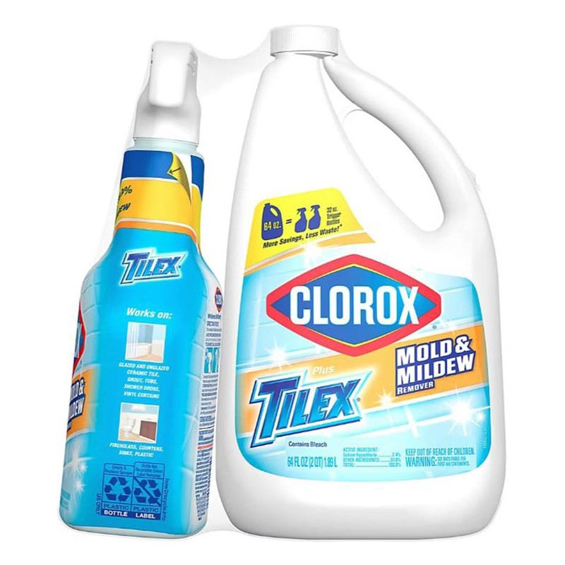 Tilex Clorox, 2 Piece Set, Clear, 96 Fl Oz
