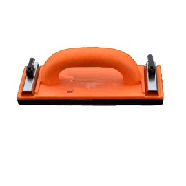 Edward Tools Hand Sander with Sandpaper Clamp - For Drywall, Wood, Floor - 9 1/4” x 3 1/4”’ - Ergo Contour Handle - Uses Standard 11 1/4” Sandpaper