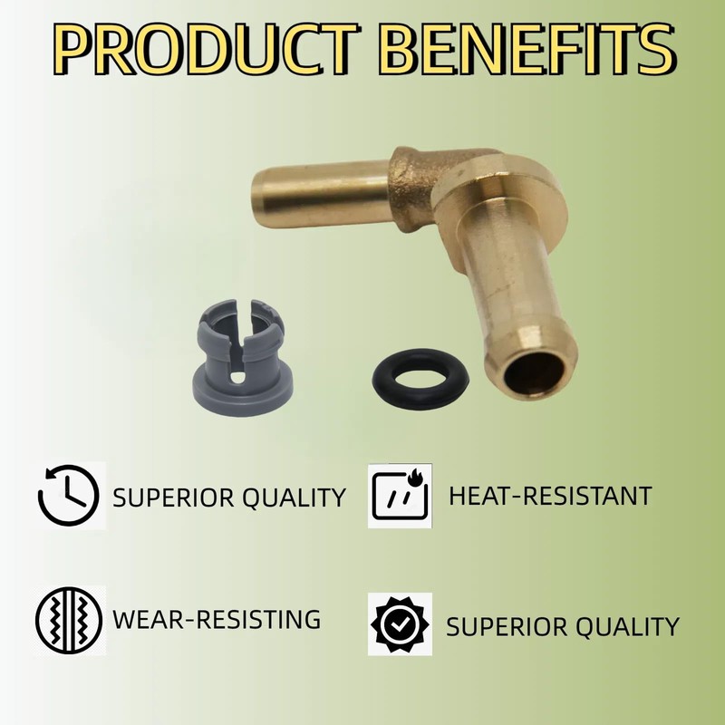LR048474 LR049990 C2Z28258 Thermostat Water Outlet Hose Connector Kit Compatible