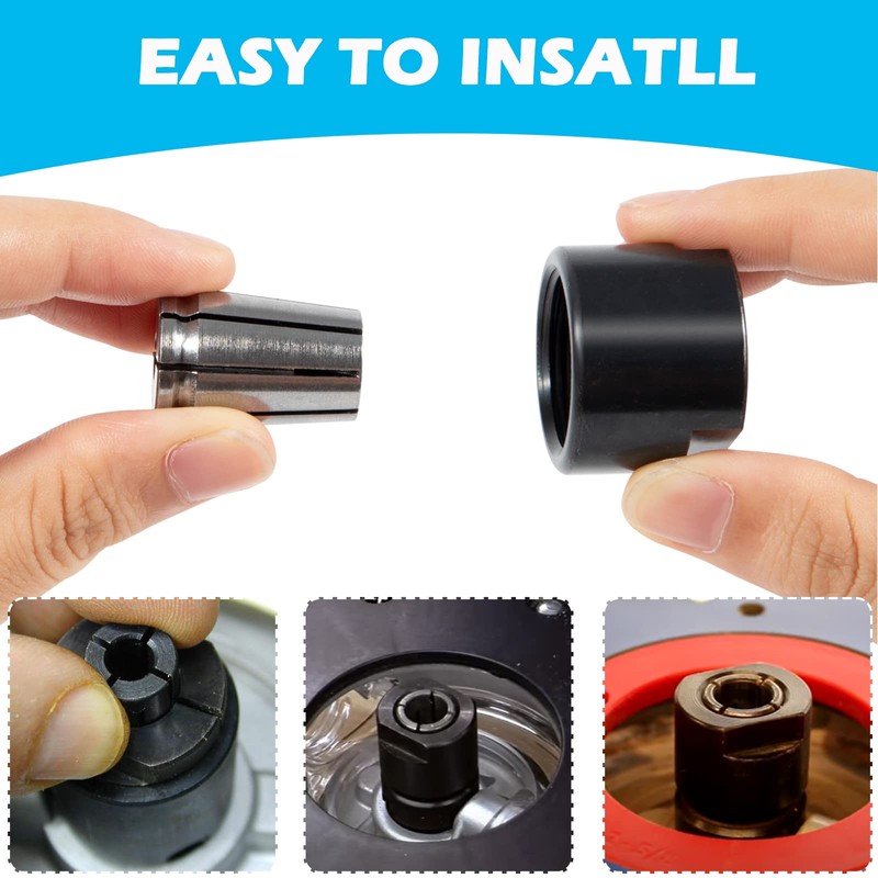 E-cowlboy Router Collect 6 mm for Triton Routers JOF001, MOF001,