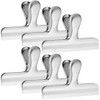 YuCool 6 Pack Stainless Steel Chip Bag Clips 4.7 Inch