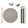 EWS PRODUCTS Wheelie Bin Drainage Hole Cover, Prevents Rats Entering