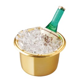 Miniatures for Dollhouses and Secret Santa Houses or Gift Vouchers · DIY Mini World · Champagne Bottle in Cooler 3.5 cm