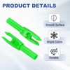 PATIKIL Archery Arrows Nocks 4.2mm, 30 Pack Plastic Insert Arrow