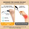 AuntyFey Weighted Adaptive Utensils, 4Pcs Weighted Utensils for Hand Tremors,