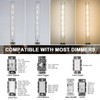YFXRLIGHT Dimmable T10 led Long Bulb 6W Equal 60 watt