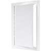 8" x 12" White Plastic Access Panel. Service Shaft Door
