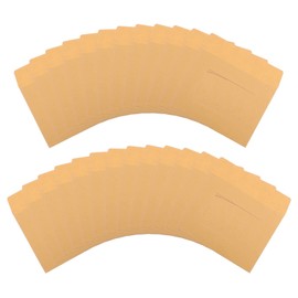 Operitacx 2 Sätze Transparentes Kraftpapier Pakettaschen Säcke Aufgeben Mailer Umschläge Für Bank Mittlere Versandtaschen Datei Briefumschläge Zum Basteln Münzumschläge Khaki 25 Stück * 2