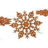 Christmas Concepts® Pack of 12-10cm Glitter Snowflake Hanging Decorations -
