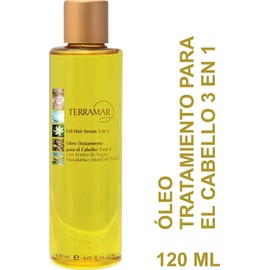 Terramar Oleo (Tratamiento Para El Cabello) 3 En 1, Con Aceite De Argán, Macadamia Y Monoi De Tahití - 120 Ml
