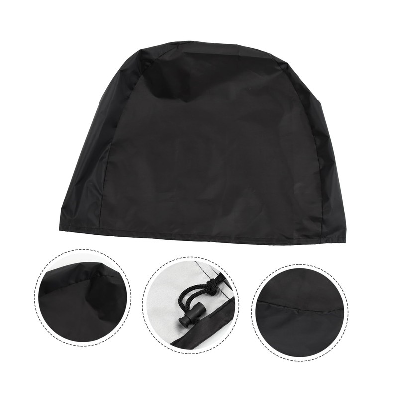 KONTONTY Portable Cover Lightweight Round Gas Grill Cover for Outdoor