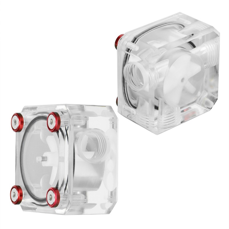 Water Flow Meter LeakingProof Transparent Acrylic Computer WaterCooled Rheometer