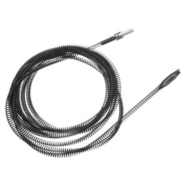HARFINGTON Drain Cable 2/5" (10mm) Dia. 16.5ft Drain Cleaning Auger Cables with Removable Drill Connector Flexible Spring Unclog Hair for Bathroom Kitchen Toilet Bathtub Sewer Sink