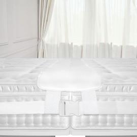 AWKAQUN Love Bridge for Mattresses 200 x 20 cm, Mattress Wedge with Double Fixed, Tension Straps, Extra Wide, Extra Firm Hold for Families and Couples, Bed Bridge for Double Bed, Gap Filler