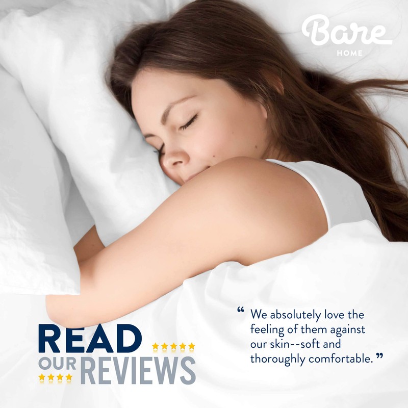 Bare Home Full Sheet Set - 1800 Ultra-Soft Microfiber Full