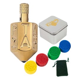 Put and Take Spinner Dice Game, Game of Chance, Gambling Top Dice Type Game, Solid Brass ANTE-UP (Dice Brass)