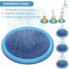Cooligg Inflatable Splash Pad Sprinkler - Wading Pool for Kids