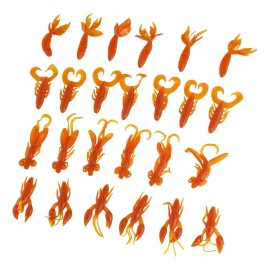25 Unidades De Cebo De Silicona Con Forma De Gusano For !