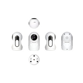 Necessia NIPC-001 Network Camera, Two-Way Calling, 1080p, Full HD, WiFi, Infrared Night View, Motion Detection Alert Function, Security Camera/Pet Camera/Surveillance Camera/Baby Monitor,