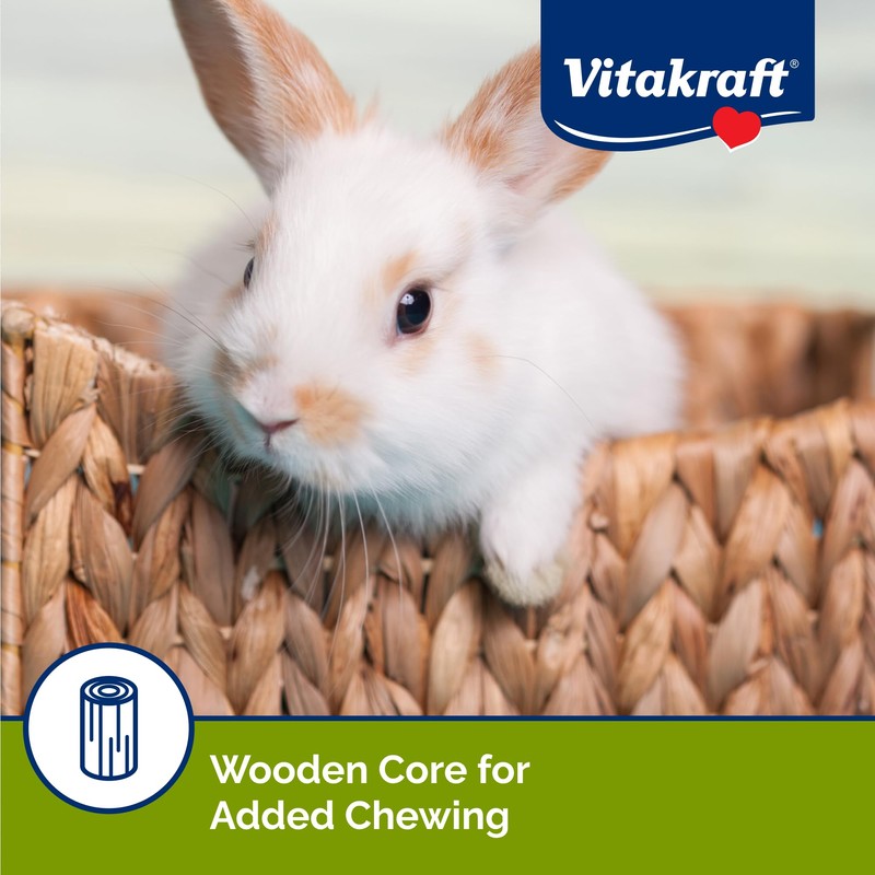 Vitakraft Rabbit Popped Grains & Honey Treat Sticks 2 Pack,