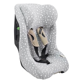 JANABEBE JYOKO KIDS Baby car seat cover liner made cotton compatible with Concord Ultimax (White Star)