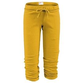 Soffe Women's Fashion Juniors Football Capri (US, Alpha, Large, Regular, Regular, Light Gold)