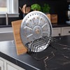 PWGHWG Chopping Board Holder Black Chopping Board Holder Steel Chopping