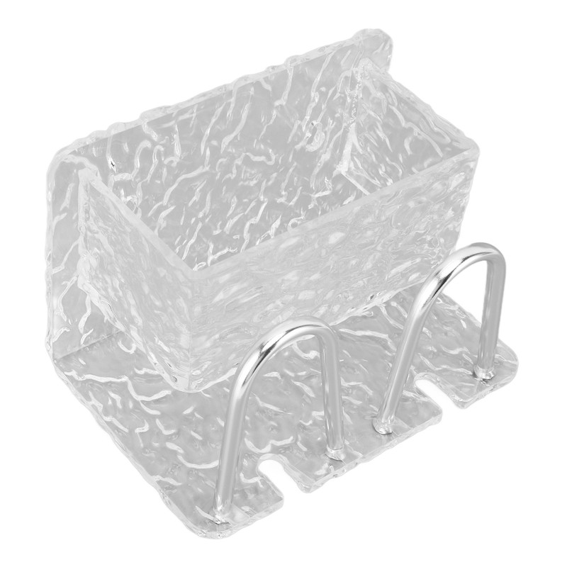 Water Ripple Toothbrush Holder Acrylic Punch Free Wall Mount Toothbrush