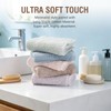HEAVYWOOD Luxury Hand Towels for Bathroom 2pc 100% Long-Staple Cotton