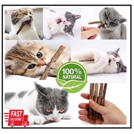 Does Not Apply 10 PCS Catnip Sticks Organic Cat Chew Toys Natural Plant Matatabi Silvervine Che